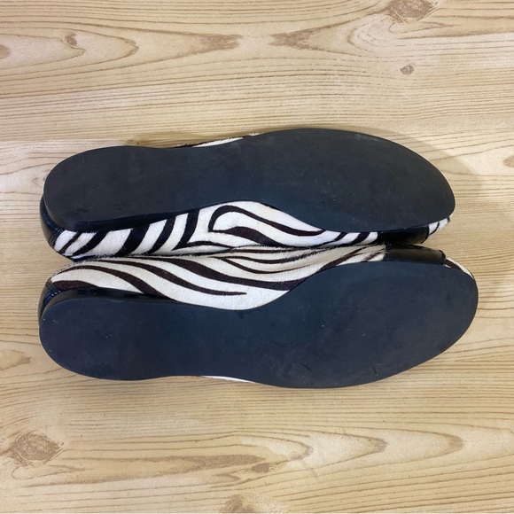 Michael Kors Zebra Print Calf Hair Flat Women’s Shoes 8 M - Picture 16 of 16